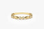 0.20 TCW Round Cut Unique Stack Moissanite Wedding Band
