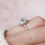 3.5 CT Oval Cut Pave Setting Moissanite Engagement Ring - crownmoissanite