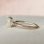 1.5 CT Radiant Hidden Halo Moissanite Engagement Ring - crownmoissanite