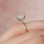 1.5 CT Radiant Shaped Moissanite Hidden Halo Engagement Ring - crownmoissanite