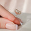 2.0 - 5.0 CT Oval Cut Solitaire Dainty Moissanite Engagement Ring - crownmoissanite