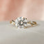2 CT Round Cut Twig Pave Setting Moissanite Engagement Ring - crownmoissanite