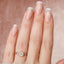1.0 CT Cushion Shaped Moissanite Twig Style Engagement Ring - crownmoissanite