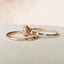 1.0 - 2.50 CT Oval Cut Solitaire Moissanite Bridal Ring Set - crownmoissanite