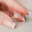 1.0 CT Cushion Shaped Moissanite Twig Style Engagement Ring - crownmoissanite