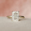 2.0 CT Radiant Hidden Halo & Solitaire Moissanite Engagement Ring - crownmoissanite