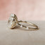 4.5 CT Oval Dainty Pave Style Moissanite Engagement Ring - crownmoissanite