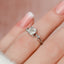 1.0 CT Cushion Solitaire & Twig Setting Moissanite Engagement Ring - crownmoissanite