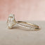 3.5 CT Oval Hidden Halo & Pave Moissanite Engagement Ring - crownmoissanite