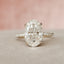 3.5 CT Oval Hidden Halo & Pave Moissanite Engagement Ring - crownmoissanite