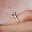 1.5 CT Round Shaped Moissanite Hidden Halo Engagement Ring - crownmoissanite