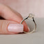 1.5 CT Round Shaped Moissanite Hidden Halo Engagement Ring - crownmoissanite