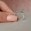 3.50 CT Radiant Pave Setting Moissanite Engagement Ring - crownmoissanite