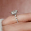 3.50 CT Radiant Pave Setting Moissanite Engagement Ring - crownmoissanite