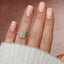 3.50 CT Radiant Pave Setting Moissanite Engagement Ring - crownmoissanite