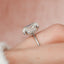 3.5 CT Oval Cut Solitaire Hidden Halo Moissanite Engagement Ring - crownmoissanite