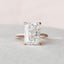 5.0 CT Radiant Hidden Halo & Pave Moissanite Engagement Ring - crownmoissanite