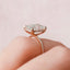 5.0 CT Radiant Hidden Halo & Pave Moissanite Engagement Ring - crownmoissanite