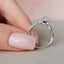 1.0 CT Pear Shaped Moissanite Twisted Pave Engagement Ring - crownmoissanite