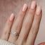 1.0 CT Round Shaped Moissanite Solitaire Engagement Ring - crownmoissanite
