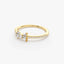 0.25 TCW Baguette and Round Cut Bow Moissanite Wedding Band