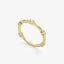 0.25 TCW Round Cut Dainty Moissanite Wedding Band