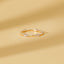0.25 TCW Round Cut Dainty Moissanite Wedding Band