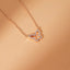 0.07 TCW Round Cut Butterfly Moissanite Diamond Necklace