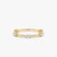0.25 TCW Round Cut Dainty Moissanite Wedding Band
