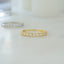 0.80 TCW Round Cut Unique Half Eternity Moissanite Wedding Band