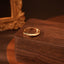 0.05 TCW Oval Cut Plating Bar Signet Moissanite Wedding Band