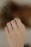 1.0 - 3.0 CT Round Cut Cluster Moissanite Engagement Ring - crownmoissanite
