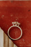 1.0 - 3.0 CT Round Cut Cluster Moissanite Engagement Ring - crownmoissanite