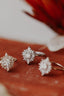 1.0 - 3.0 CT Round Cut Cluster Moissanite Engagement Ring - crownmoissanite