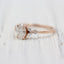 1.0 CT Oval Shaped Moissanite Cluster Engagement Ring - crownmoissanite