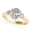 1.5 - 2.5 CT Oval Cut Moissanite Three Stone Engagement Ring