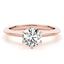 1.0 - 3.0 CT Round Moissanite Solitaire Engagement Ring