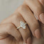 2.0 - 4.0 CT Marquise Moissanite Pave Setting Engagement Ring