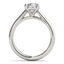 1.5 - 2.5 CT Round Moissanite Solitaire Engagement Ring