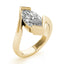 2.0-3.0 CT Marquise Cut Moissanite Bypass Engagement Ring