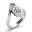 2.0-3.0 CT Marquise Cut Moissanite Bypass Engagement Ring