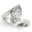2.0-3.0 CT Marquise Cut Moissanite Bypass Engagement Ring