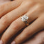 2.0-3.0 CT Oval Cut Moissanite Solitaire Engagement Ring