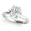 1.0 - 3.0 CT Round Moissanite Solitaire Style Engagement Ring