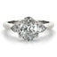 1.5 - 2.5 CT Oval Cut Moissanite Three Stone Engagement Ring