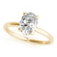 2.0 - 3.0 CT Oval Cut Moissanite Hidden Halo Engagement Ring