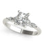 1.50 - 3.50 CT Radiant Moissanite Cluster Style Engagement Ring