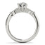 2.0 - 4.0 CT Pear Moissanite Cluster Style Engagement Ring