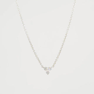 0.12CT Round Moissanite Lindsey Necklace - crownmoissanite