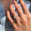 2.10 CT Pear Cut Hidden Halo & Pave Moissanite Engagement Ring - crownmoissanite